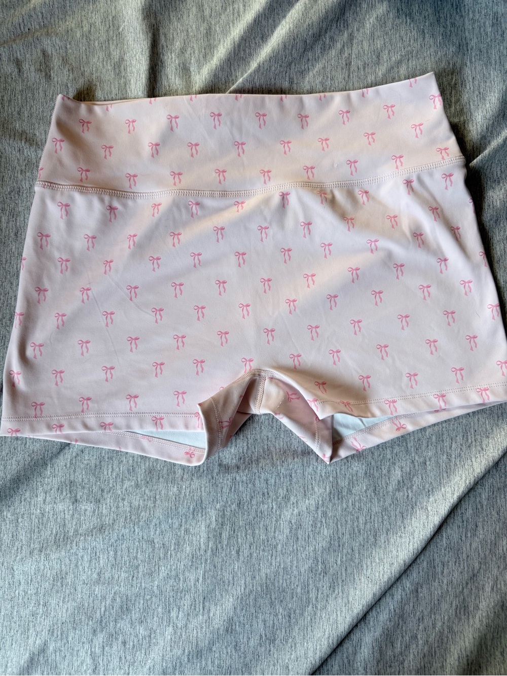 Altar’d State Soft Pink Bow-Print Shortd